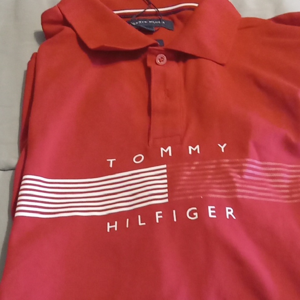 Tommy Hilfiger Bold Red Polo